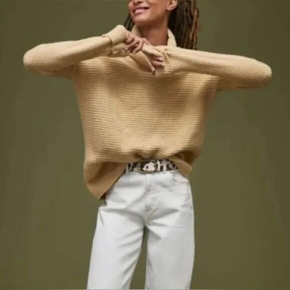 Anthropologie Sweaters - Anthropologie Pilcro Oversized Cowl Neck Chunky Super Soft Cozy Sweater Small